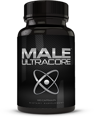 Bottle of Natural Male UltraCore Supplements